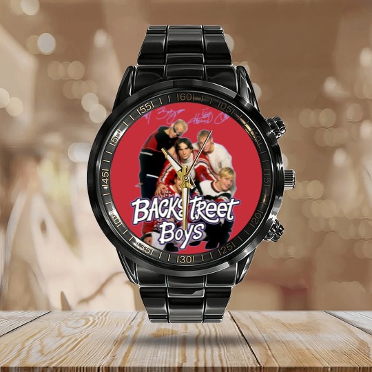 Discover Backstreet Boys Calendar Steel Band Watch, Retro Band Calendar Steel Band Watch, Old School Boy Band, Rock Band Calendar Steel Band Watch