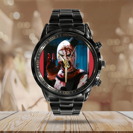 Discover Terrifier 2 Classic Calendar Steel Band Watch