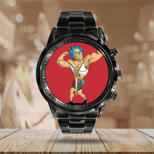 Discover Rick and Rickandmorty Calendar Steel Band Watch Rick's Gym Calendar Steel Band Watch Calendar Steel Band Watch