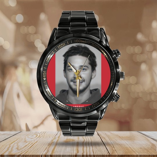 Discover Shia LaBeouf, 2007 Mugshot Calendar Steel Band Watch