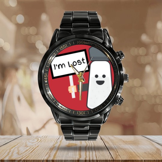 Discover Lost shaker of salt Classic Calendar Steel Band Watch
