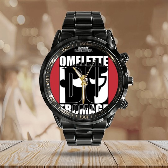Discover OMELETTE DU FROMAGE Dexters Laboratory ™ Quote Calendar Steel Band Watch