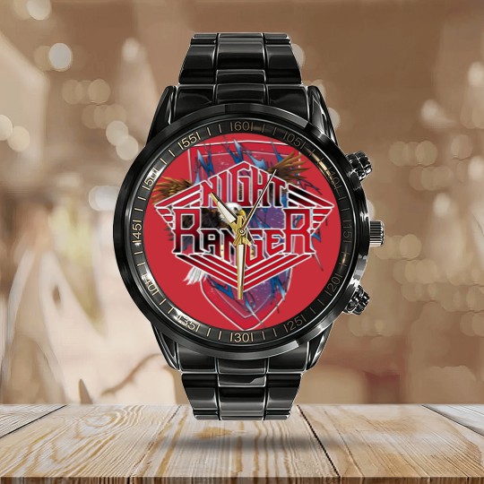 Discover Night ranger Calendar Steel Band Watch