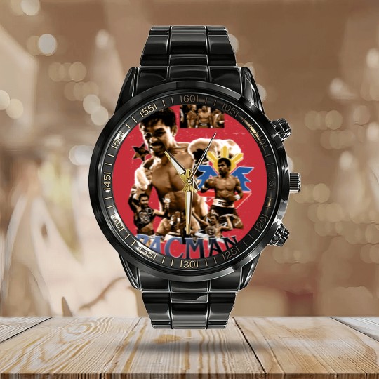 Discover Vintage 90s Bootleg Style Calendar Steel Band Watch