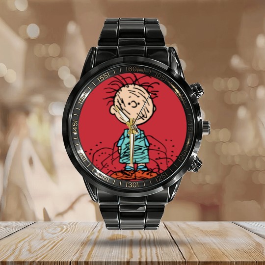 Discover Peanuts | Pigpen Calendar Steel Band Watch