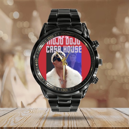 Discover Mojo Dojo Casa House Calendar Steel Band Watch | I Am Kenough Calendar Steel Band Watch | Barbie Movie Calendar Steel Band Watch