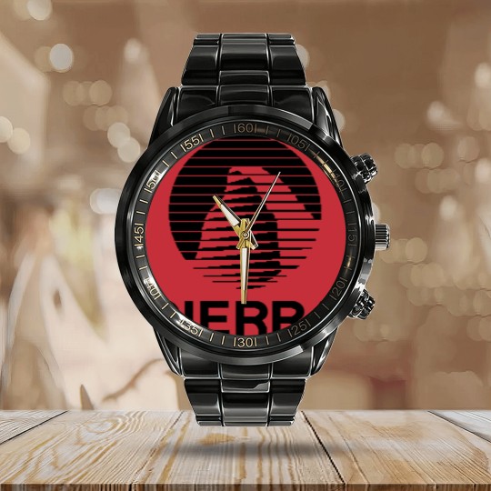 Discover Sierra Black - Sierra Games - Calendar Steel Band Watch
