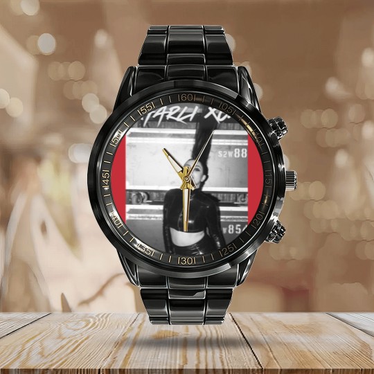 Discover CHARLI XCX Vintage Homage Calendar Steel Band Watch, Charli Xcx Style 90s Calendar Steel Band Watch, Charli Xcx Retro Calendar Steel Band Watch