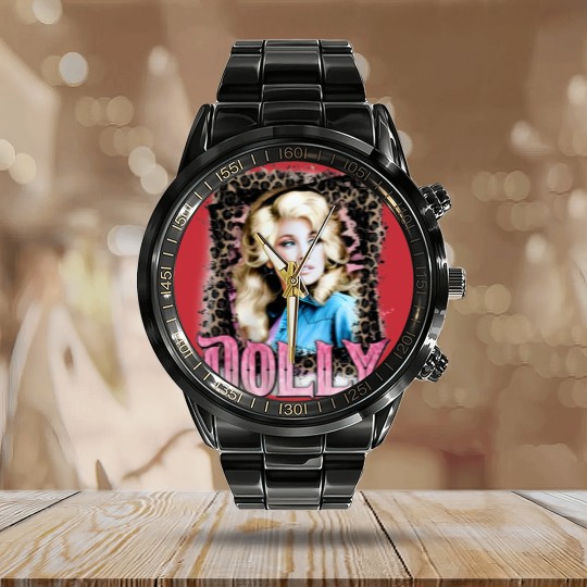 Discover Dolly Parton Calendar Steel Band Watch, Vintage Dolly Parton Calendar Steel Band Watch