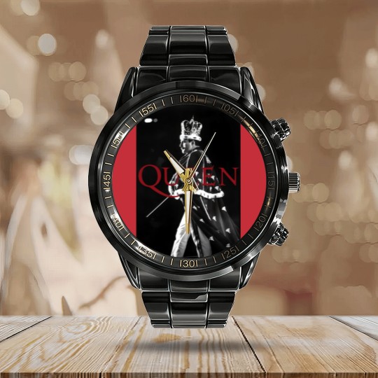 Discover Freddie Mercury Calendar Steel Band Watch, Queen Band Calendar Steel Band Watch