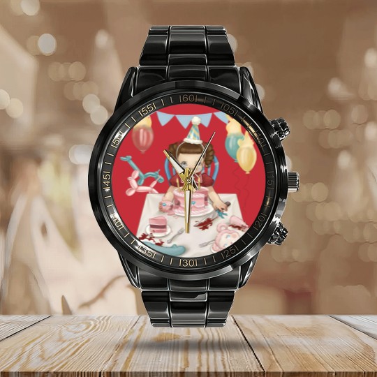 Discover Melanie Martinez Calendar Steel Band Watch - Music Unisex Calendar Steel Band Watch - American Singer Calendar Steel Band Watch