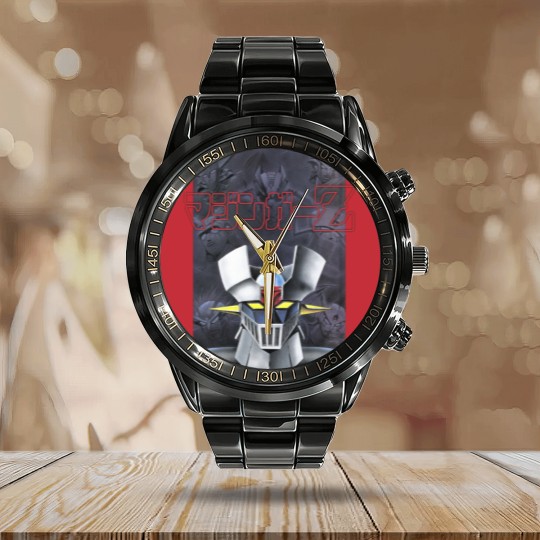 Discover Mazinger Z Villains Retro Vintage Style Anime Calendar Steel Band Watch