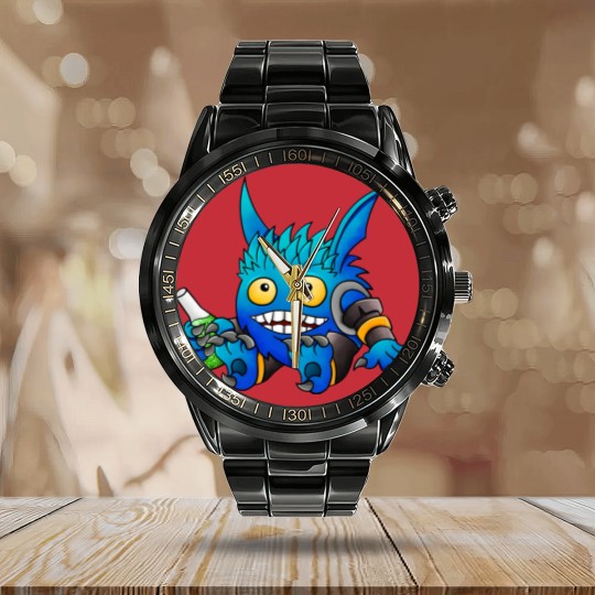 Discover Pop Fizz - Skylanders - Calendar Steel Band Watch