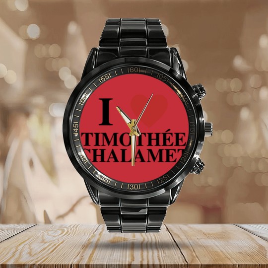 Discover Timothee Chalamet March, I love Timothee Calendar Steel Band Watch