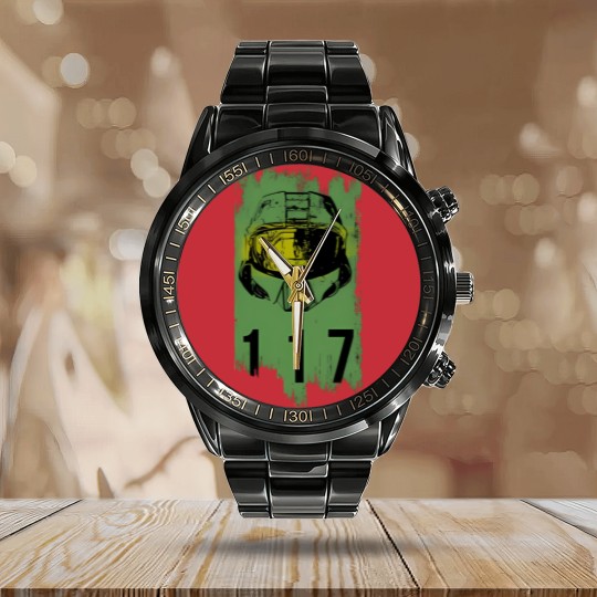 Discover 117 distressed - Halo - Calendar Steel Band Watch