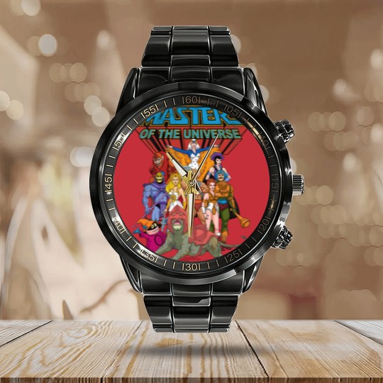 Discover Masters of the Universe He-Man Calendar Steel Band Watch