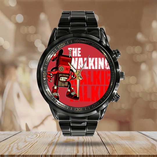 Discover The Walkie Talkie Radio Giftidea Calendar Steel Band Watch