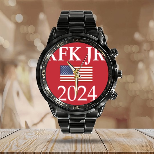 Discover Kennedy 2024 Calendar Steel Band Watch, Robert F Kennedy Jr. for President Calendar Steel Band Watch