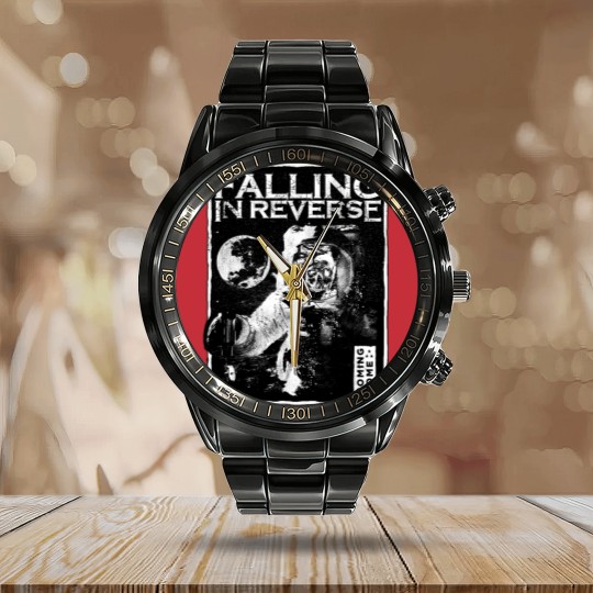 Discover Falling In Reverse Calendar Steel Band Watch, Falling In Reverse The Popular Mons Tour 2023 Calendar Steel Band Watch