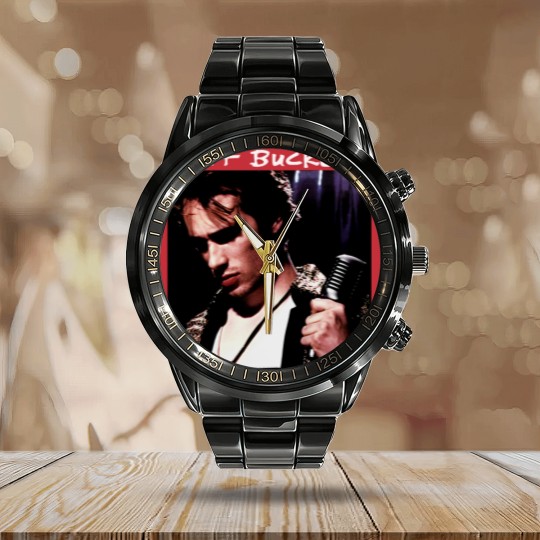 Discover Jeff Buckley Grace Music Calendar Steel Band Watch, Retro Style Jeff Buckley Calendar Steel Band Watch
