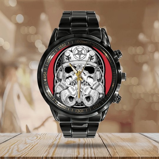 Discover Zombie Stormtrooper Calendar Steel Band Watch