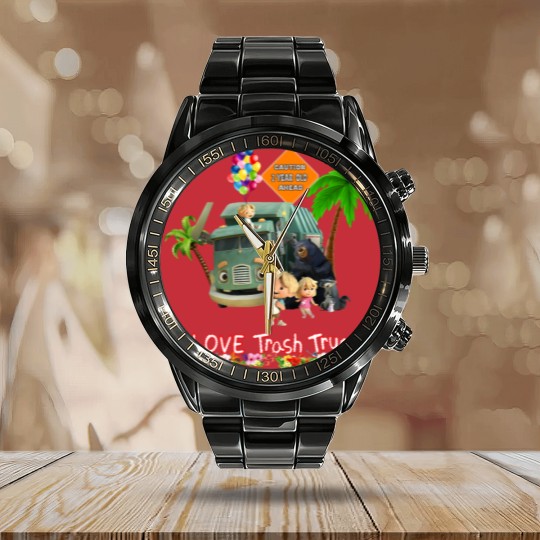 Discover Trash Truck Netflix, Trash Truck, Garbage Truck Kids, I Love Garbage Trucks, Hank And Trash Truck, (1) Calendar Steel Band Watch