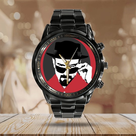 Discover Heisenberg in his hat - Breaking Bad - Calendar Steel Band Watch