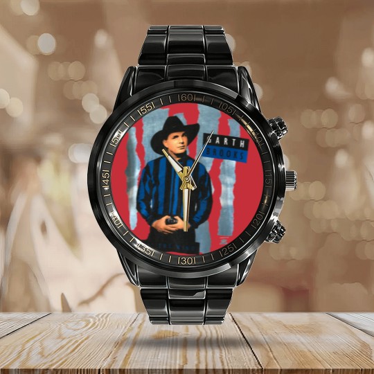 Discover Vintage 90s 1991 Garth Brooks Concert World Tour Calendar Steel Band Watch