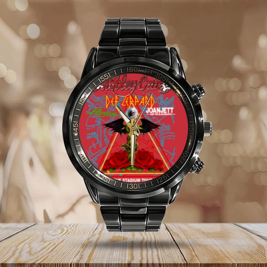 Discover The Stadium Tour 2022 Calendar Steel Band Watch Def Lepard Motley Crue Poison Joan Jett Calendar Steel Band Watch. 2022 Stadium Tour
