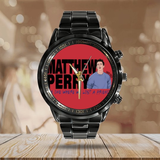 Discover Retro Chandler Bing Calendar Steel Band Watch, Chandler Bing Homage Calendar Steel Band Watch