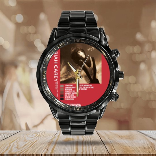 Discover Mariah Carey Emotions Album Calendar Steel Band Watch