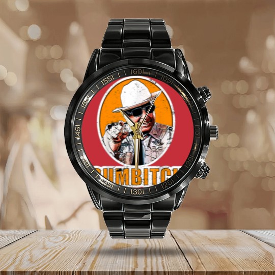 Discover Sumbitch distressedSUMBITCH smokey and the bandit Calendar Steel Band Watch