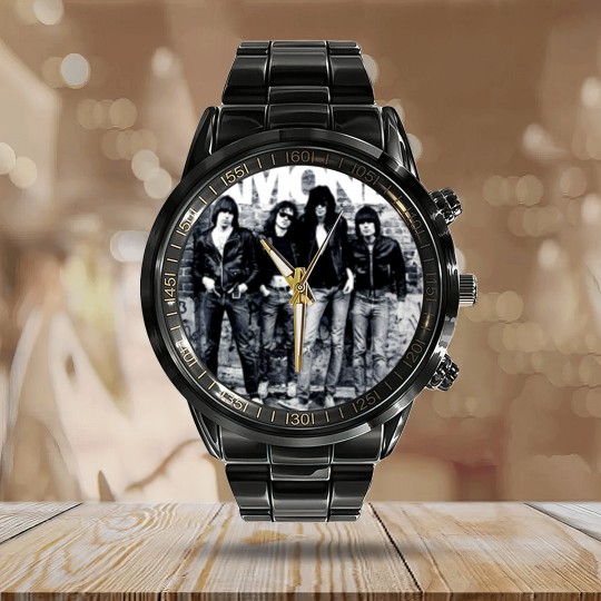 Discover Ramones Unisex Calendar Steel Band Watch: 1st Album