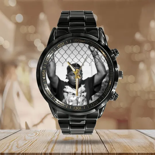 Discover Scarface 90's Hip Hop Vintage Calendar Steel Band Watch