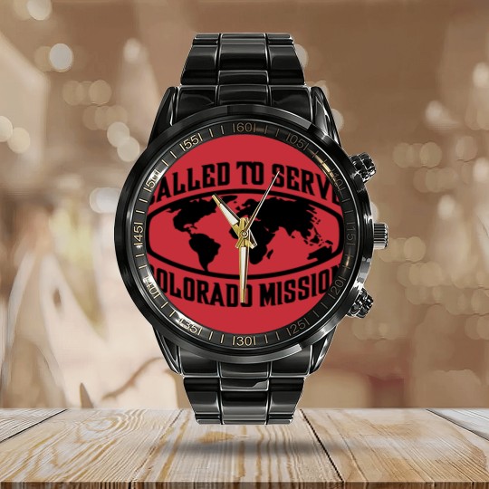 Discover Colorado Mission - LDS Mission CTSW Calendar Steel Band Watch