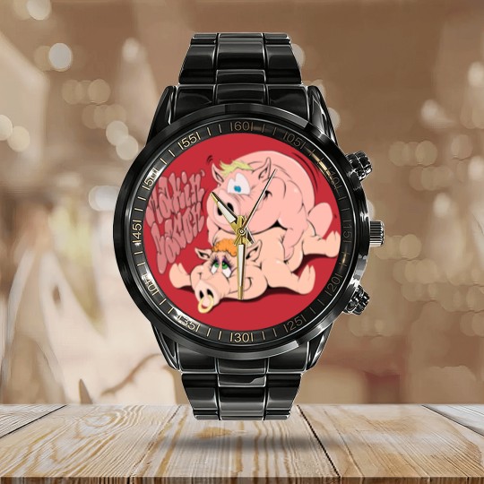 Discover Makin Bacon Relaxed Fit Calendar Steel Band Watch