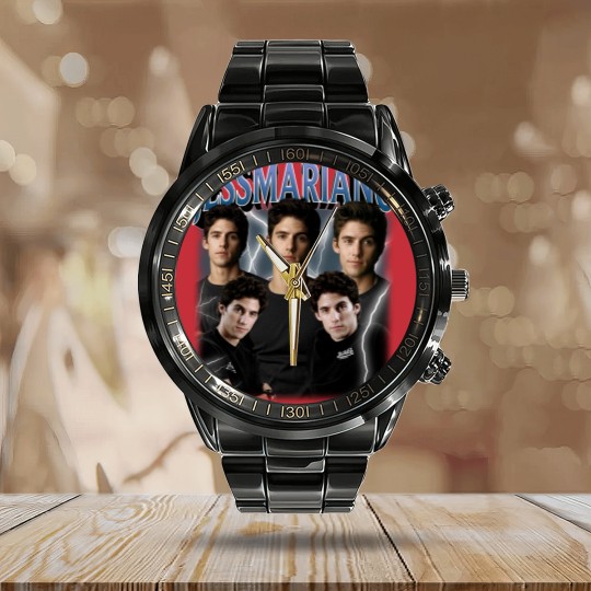 Discover Limited Jess Mariano Vintage Calendar Steel Band Watch