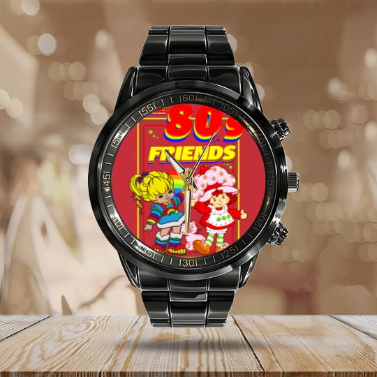 Discover THE 80s FRIENDS - Rainbow Brite - Calendar Steel Band Watch