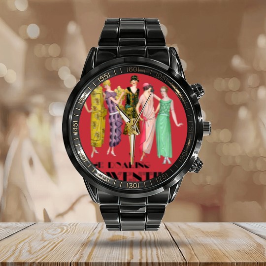 Discover The Roaring 20S Art Deco Fashion Calendar Steel Band Watch