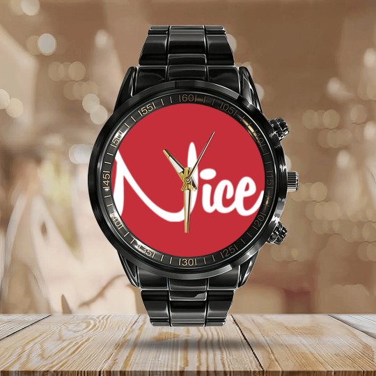 Discover NICE #VERY #NICE #AMAZING Calendar Steel Band Watch