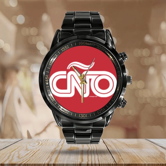 Discover Coño - Cono - Calendar Steel Band Watch