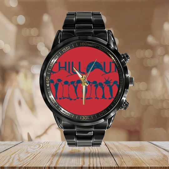 Discover Chill Out Penguin Calendar Steel Band Watch Funny Penguin Calendar Steel Band Watch Calendar Steel Band Watch