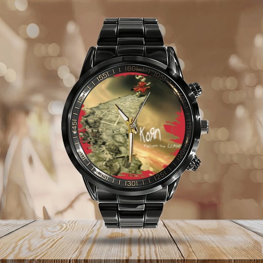Discover Kor n Follow The Leader Kids Cotton Boys_amp_Girls Short Sleeve Calendar Steel Band Watch