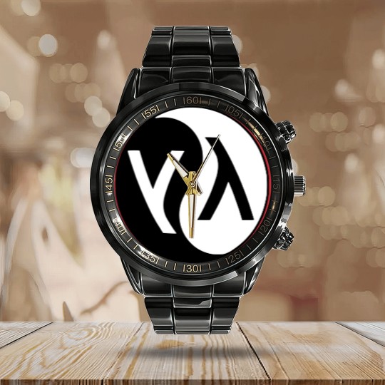 Discover lisp lambda yin yang logo Calendar Steel Band Watch