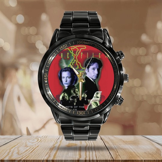 Discover Mulder And Scully Calendar Steel Band Watch, The Truth Is Still Out There X FILES Calendar Steel Band Watch