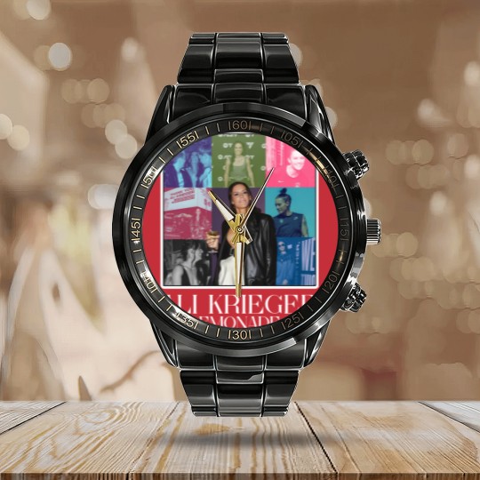 Discover Ali Krieger The Lemonade Era US Women Nation Team USWNT Soccer Calendar Steel Band Watch