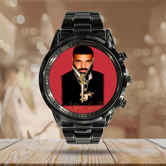Discover Drake Certified Lover Boy Vintage Calendar Steel Band Watch, Drake Graphic Calendar Steel Band Watch, Drake Merch, Drake Tour Calendar Steel Band Watch