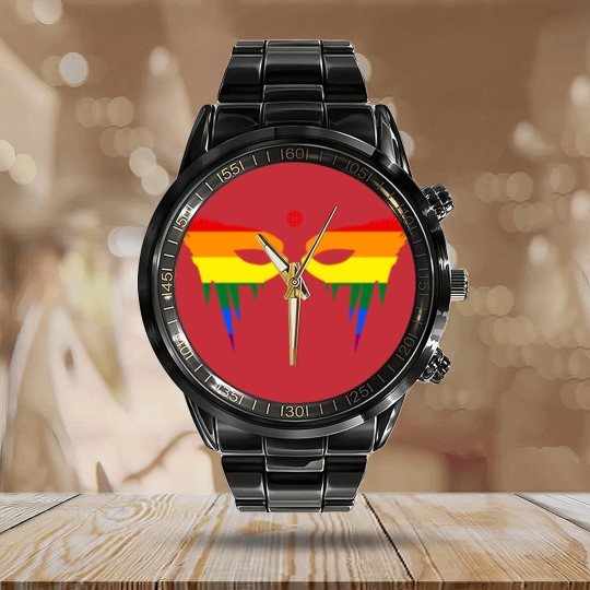Discover Lexa Warpaint  Headpiece Pride Calendar Steel Band Watch