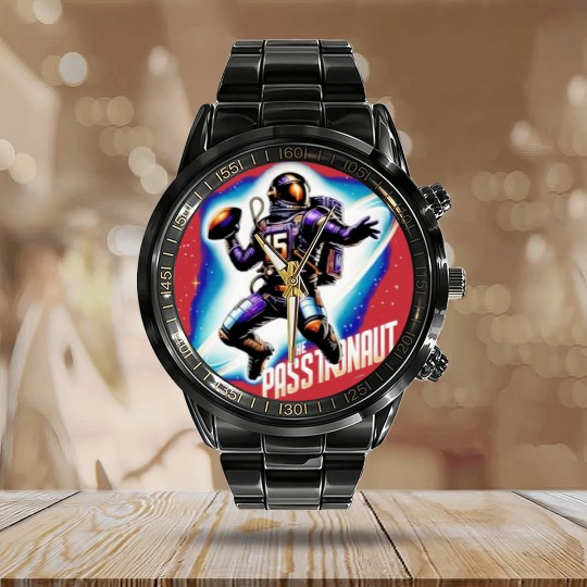 Discover Josh Dobbs The Passtronaut Calendar Steel Band Watch, Retro Minnesota Players Football Josh Dobbs Inspired