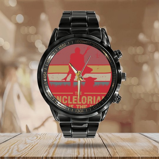 Discover Unclelorian Calendar Steel Band Watch, Uncle Calendar Steel Band Watch, Husband Gift, Father's Day Gift